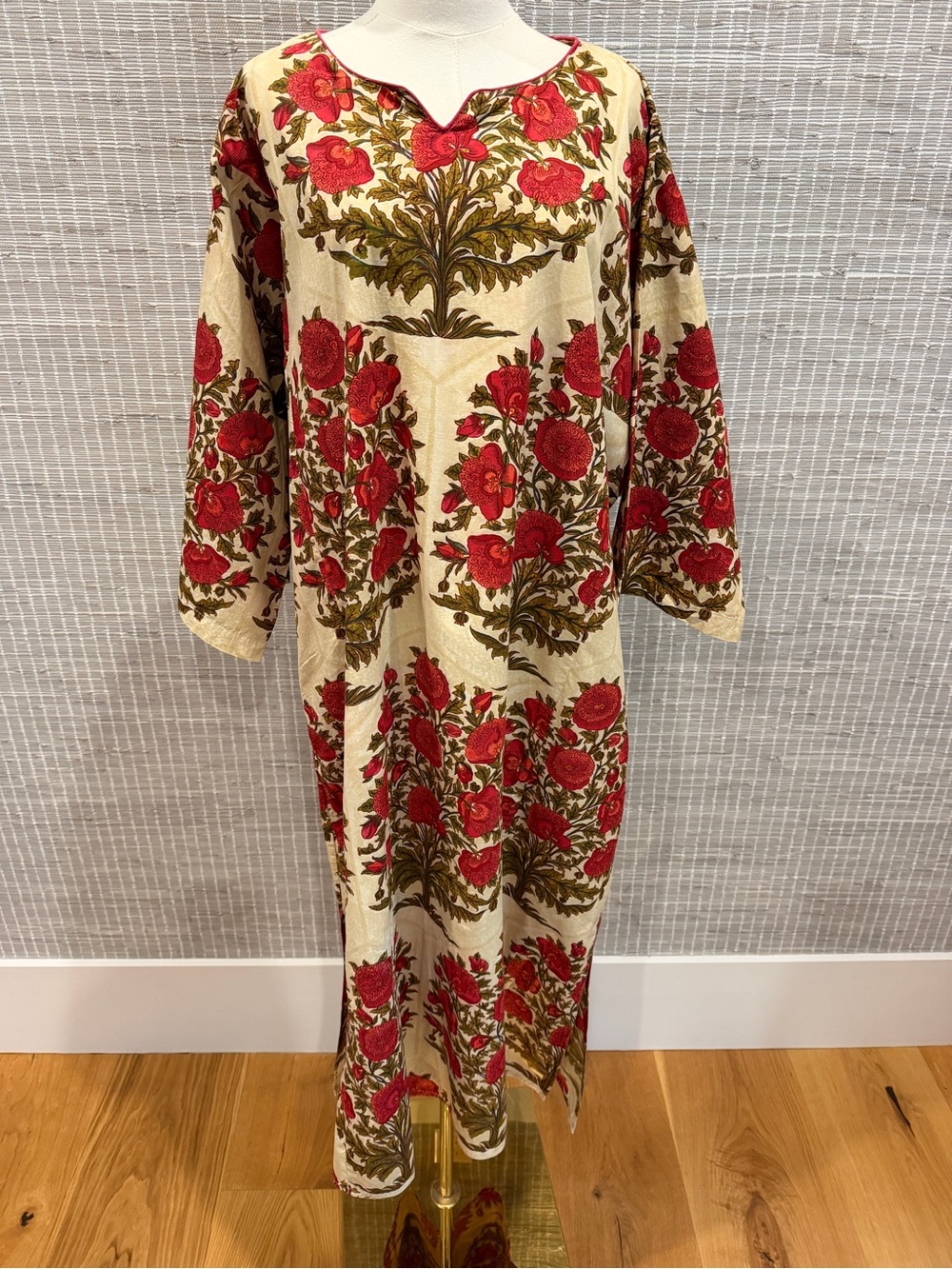 ❤️ J. PETERMAN Vintage Caftan 100%  Cotton Dress ❤️